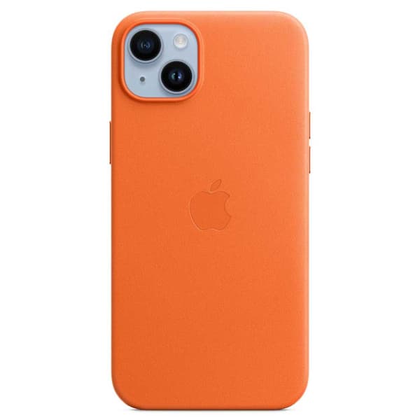 Apple Dække Iphone 14 Plus Leather Orange