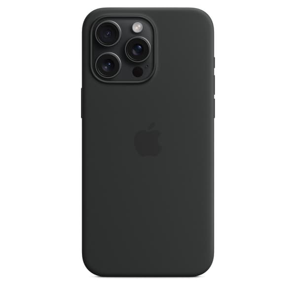 Apple Silikonfodral Iphone 15 Pro Max Svart