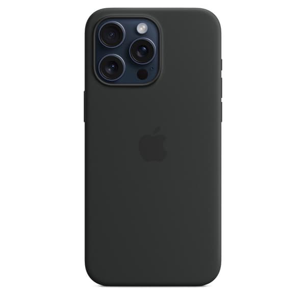 Apple Silikonfodral Iphone 15 Pro Max Svart