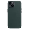 Miniatyrbillede 5 af 7: Apple Dække Iphone 14 Leather Grøn