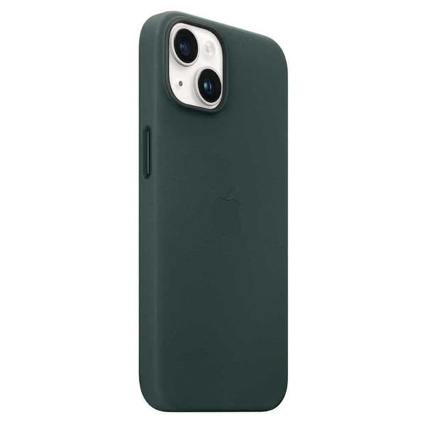 Apple Dække Iphone 14 Leather Grøn
