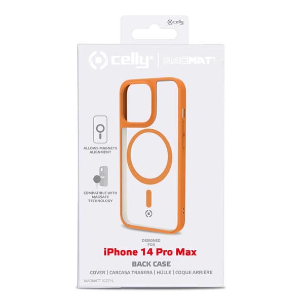 Celly Peite Magmatt Iphone 14 Pro Max Kirkas,Keltainen