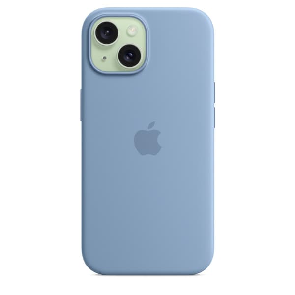 Apple Silikone Etui Iphone 15 Blå