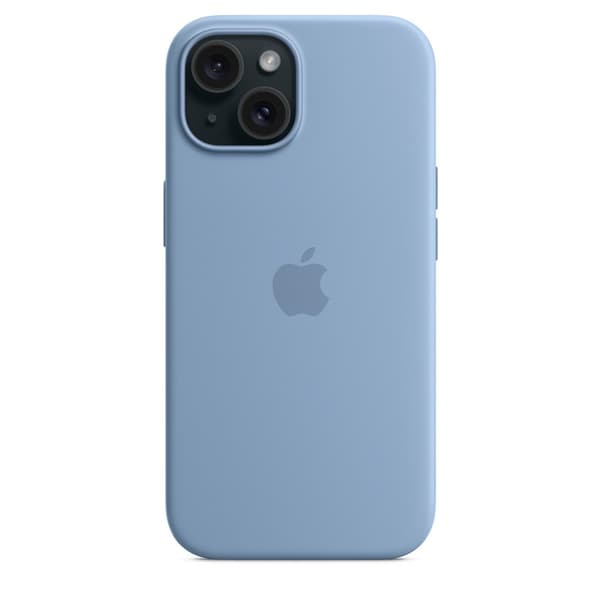 Apple Silikone Etui Iphone 15 Blå