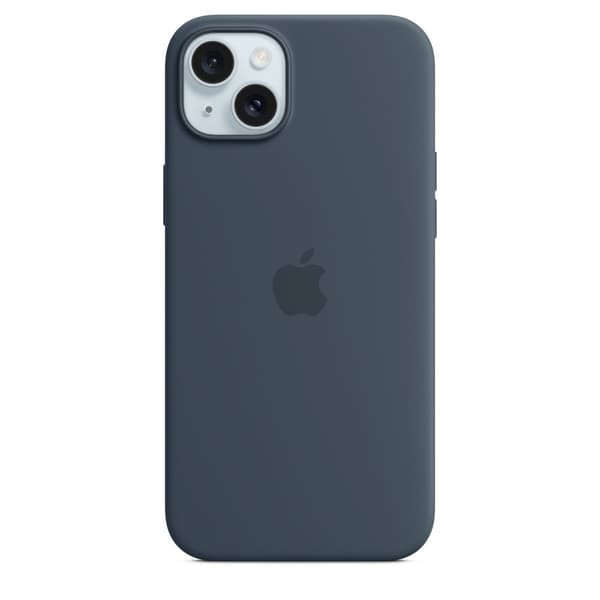 Apple Fall Iphone 15 Plus Silicone Blå