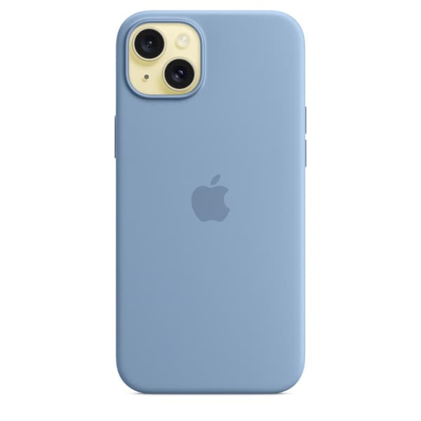 Apple Fall Iphone 15 Plus Silicone Blå