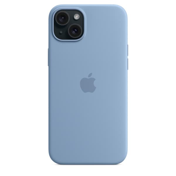 Apple Fall Iphone 15 Plus Silicone Blå