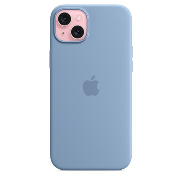 Apple Fall Iphone 15 Plus Silicone Blå