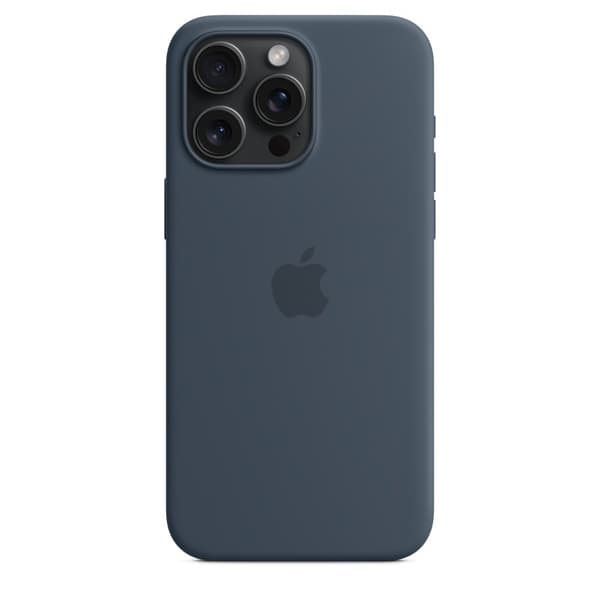 Apple Silikone Etui Iphone 15 Pro Max Blå
