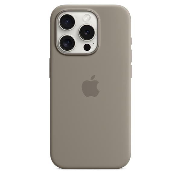 Apple Silikone Etui Iphone 15 Pro Beige