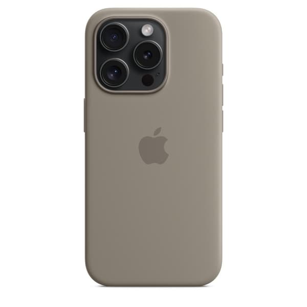 Apple Silikone Etui Iphone 15 Pro Beige