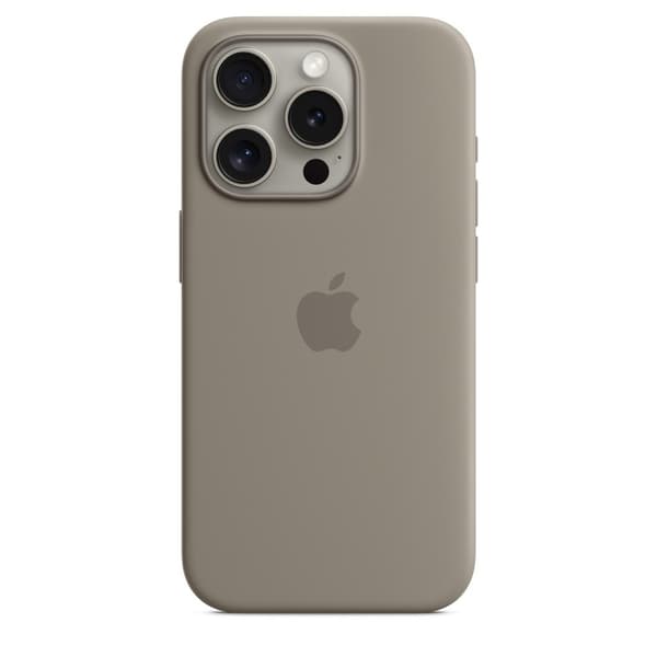 Apple Silikone Etui Iphone 15 Pro Beige