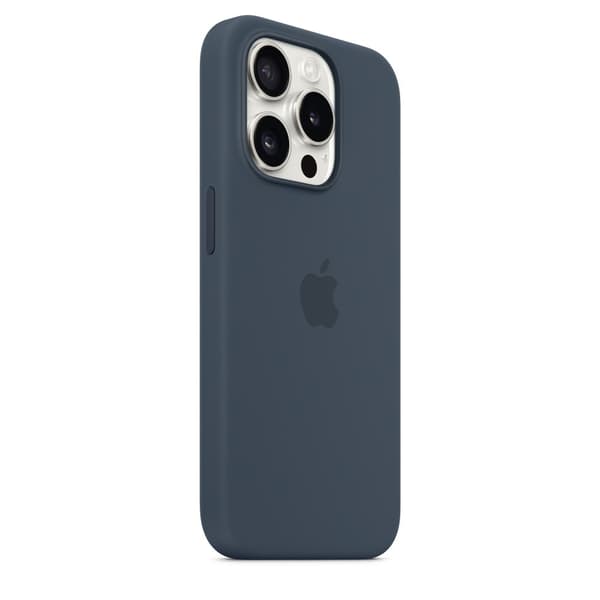 Apple Silikone Etui Iphone 15 Pro Blå