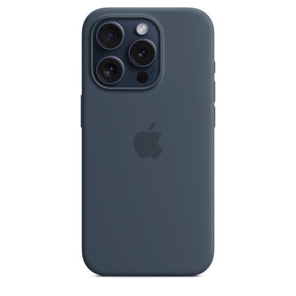 Apple Silikone Etui Iphone 15 Pro Blå