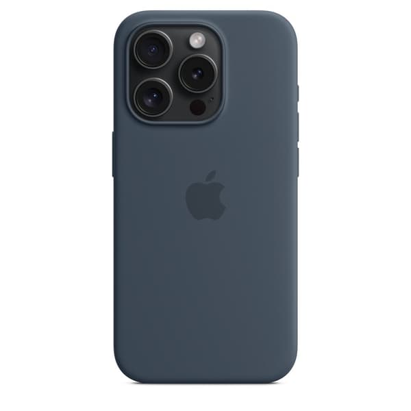 Apple Silikone Etui Iphone 15 Pro Blå