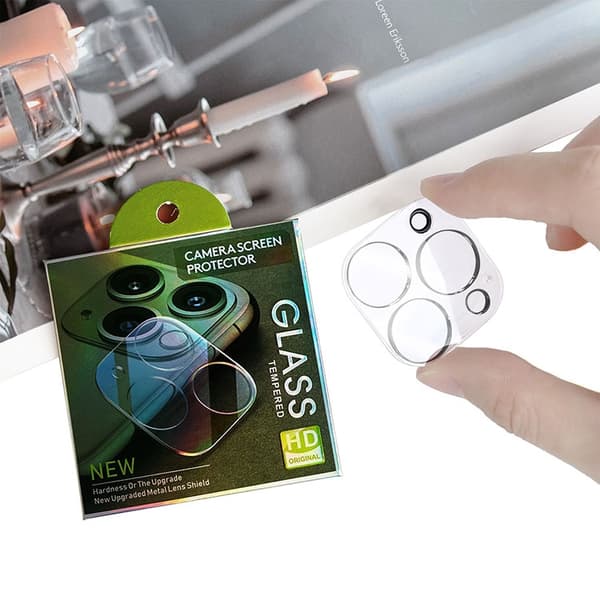 Linssinsuoja iPhone 15 -kameralle karkaistua lasia