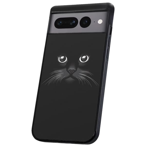 Google Pixel 8 - Kuoret/Suojakuori Musta Kissa