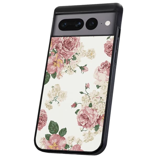 Google Pixel 7A - Deksel/Mobildeksel Retro Blomster