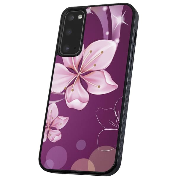 Samsung Galaxy S10 - Deksel/Mobildeksel Hvit Blomst