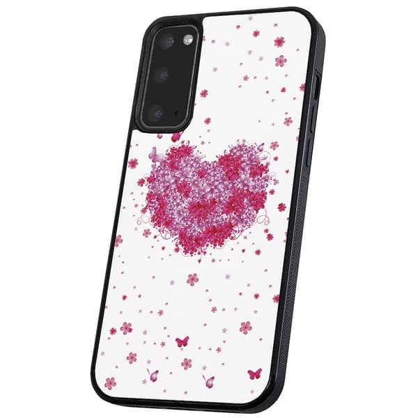 Samsung Galaxy S9 - Deksel/Mobildeksel Blomsterhjerte