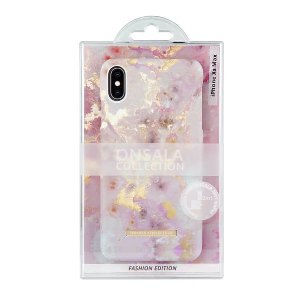 Onsala iPhone Xs Max Cover Fashion Edition Rosegold Marble