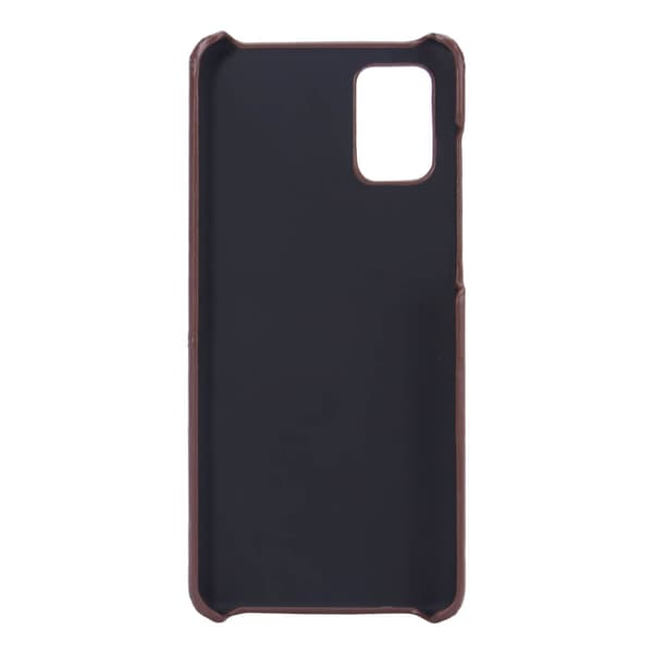 Onsala Samsung Galaxy A71 Kuori Korttitaskulla Ruskea