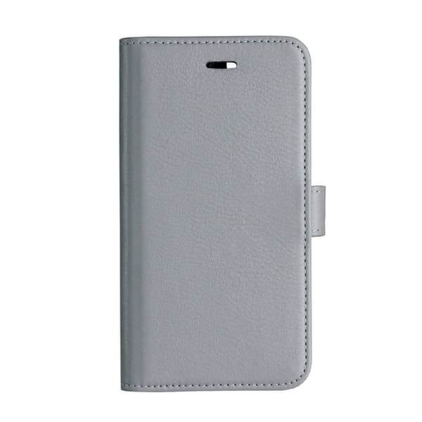 Onsala iPhone X/Xs Etui Ekte Skinn Grå