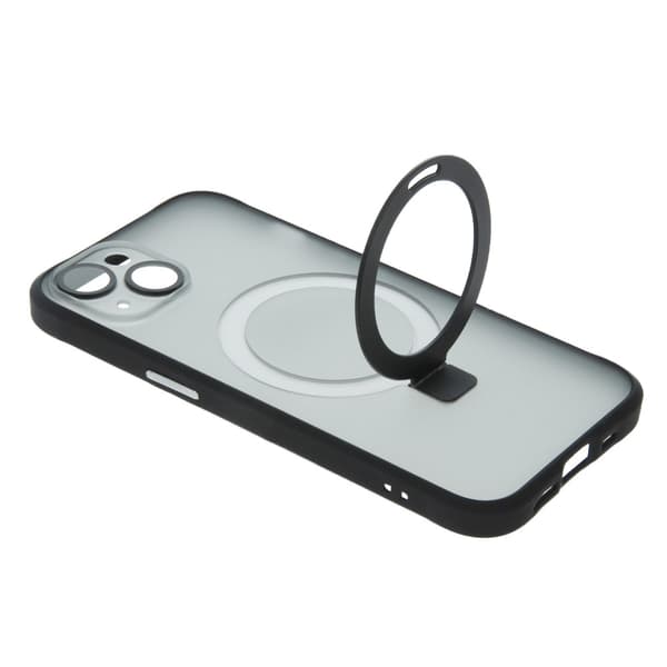Takakuori MagSafe-renkaalla iPhone 15 Pro:lle - musta