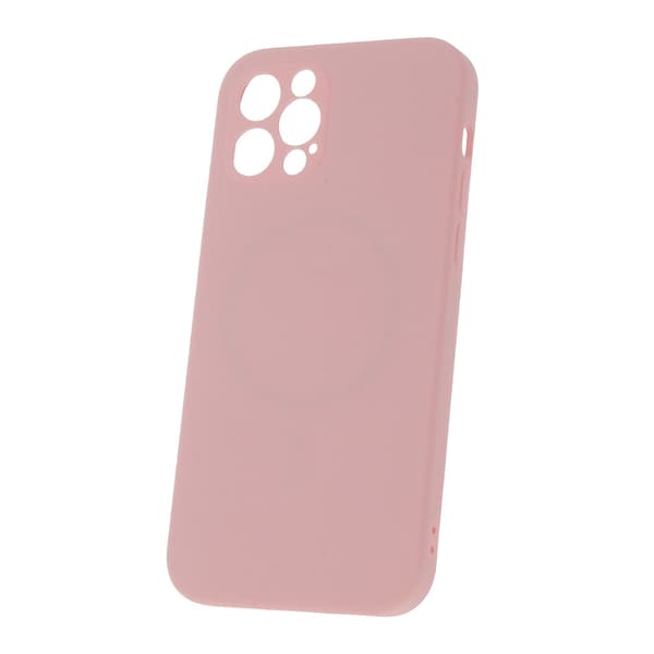 Silikonikuori MagSafella iPhone 12 Pro - Pinkki