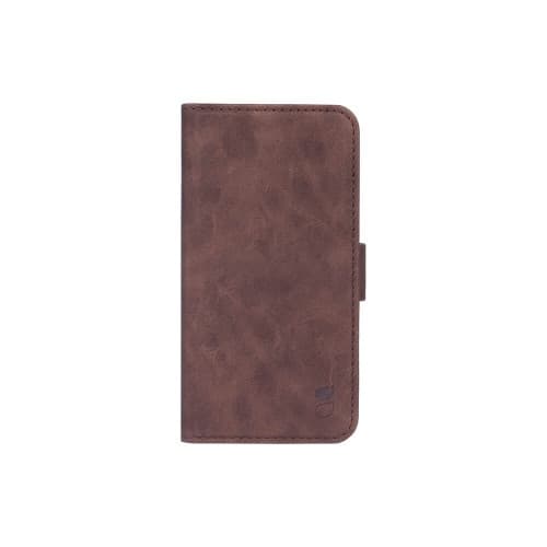 Mobile Wallet Brown Nubuck PU iPhone 12 / 12 Pro