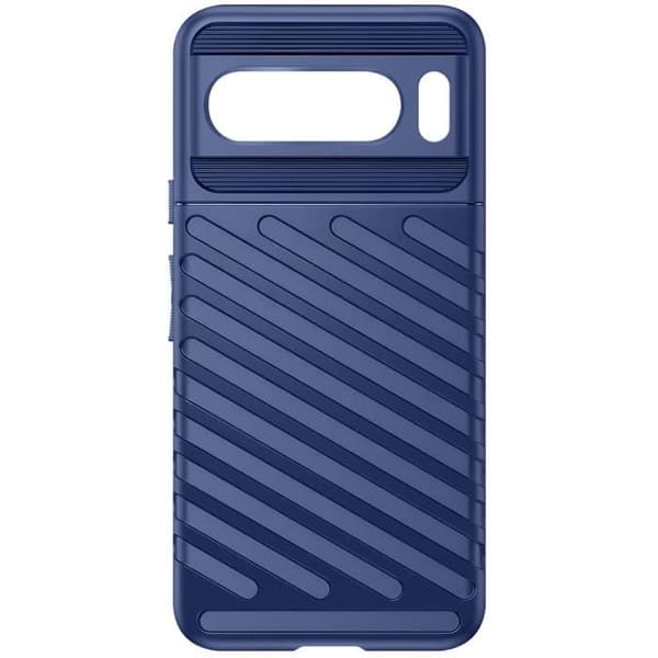 Mjukt fodral för Google Pixel 8 Pro, Ridged design, Thunder Blue-serien