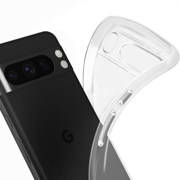 Smartphone Skal - AVIZAR - Classic Case - Mjuk Silikon - Transparent - Google Pixel 8 Pro