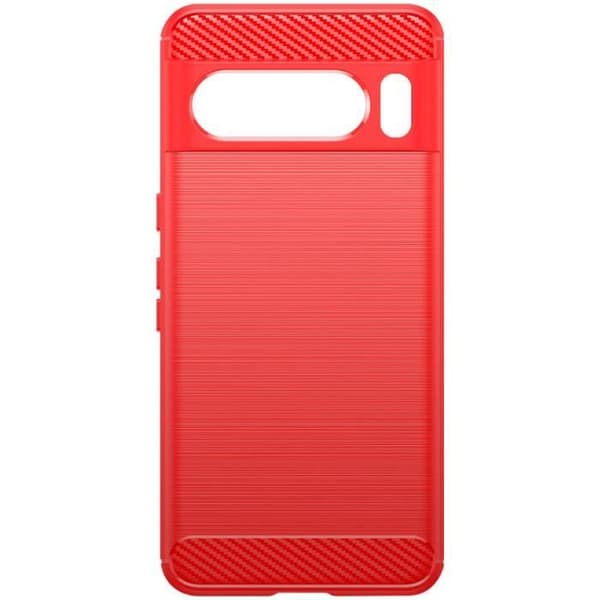 Smartphonefodral - AVIZAR - Google Pixel 8 Pro - Koleffekt - Röd - Stötsäkra förstärkta hörn