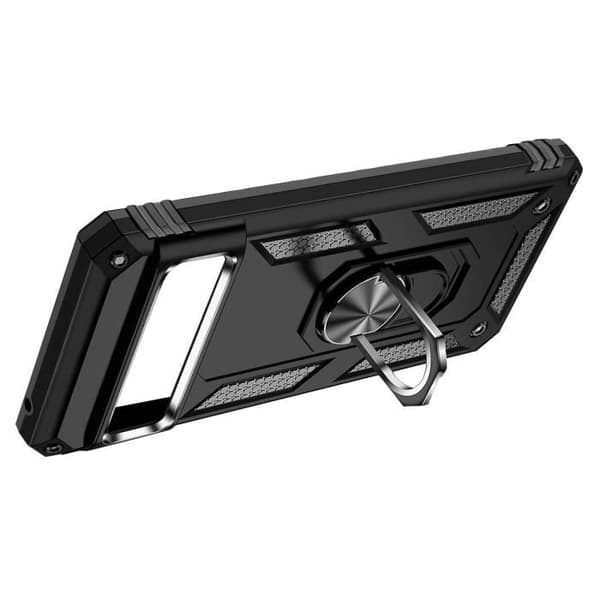 Hybrid skyddshölje - AVIZAR - Google Pixel 8 Pro - Svart - Magnetiskt stöd - Stötsäker