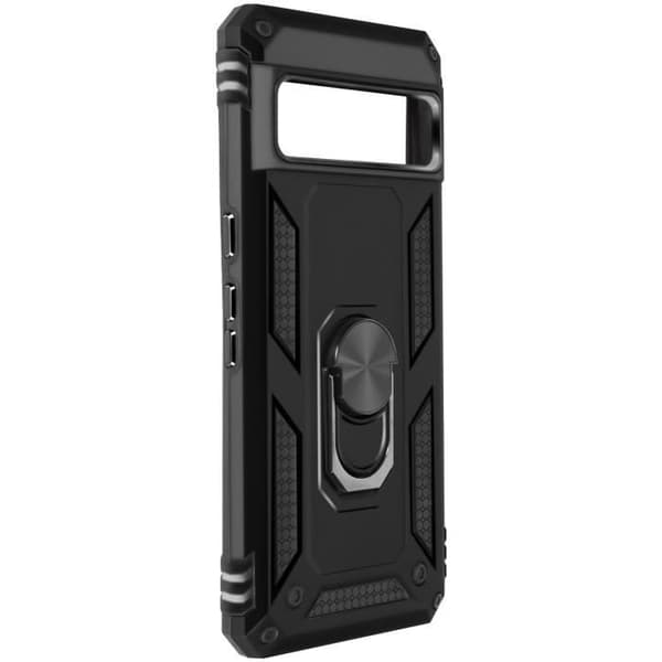 Hybrid skyddshölje - AVIZAR - Google Pixel 8 Pro - Svart - Magnetiskt stöd - Stötsäker