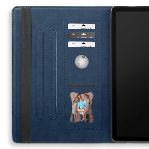 Fodral till Xiaomi Redmi Pad SE - AVIZAR - Plånbok med flera fack - Videostöd - Blå