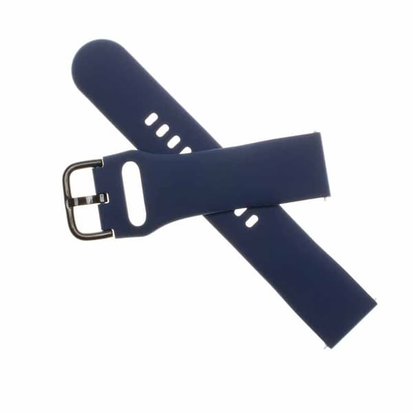 Fixed Samsung Galaxy Watch 20mm Armband Silicone Strap Blå