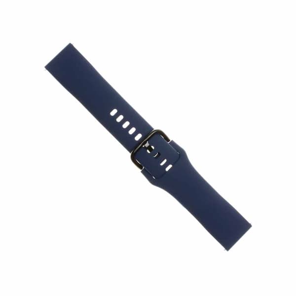 Fixed Samsung Galaxy Watch 20mm Armband Silicone Strap Blå