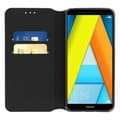 Miniatyrbild 3 av 4: Etui Folio - Honor - 7A / Huawei Y6 2018 - Ekoskinn - Svart - Stödfunktion