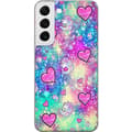 Miniatyrbilde 1 av 3: Samsung Galaxy S22 5G Gjennomsiktig deksel Unicorn og hjerter