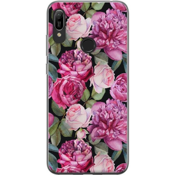 Huawei Y6 (2019) Läpinäkyvä kuori Ruusut