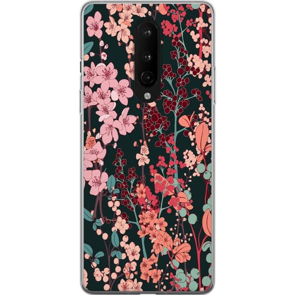 OnePlus 8 Gennemsigtig cover Blomster