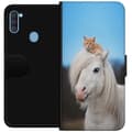 Miniatyrbilde 1 av 3: Samsung Galaxy A11 Lommeboketui Katt og Hest