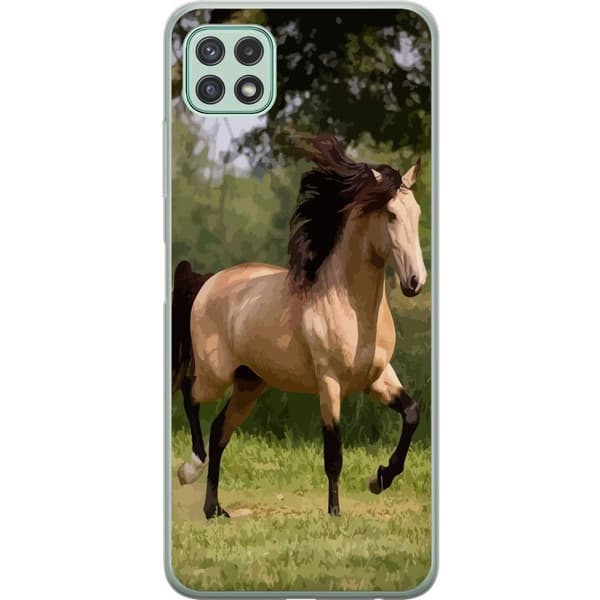 Samsung Galaxy A22 5G Gjennomsiktig deksel Hest