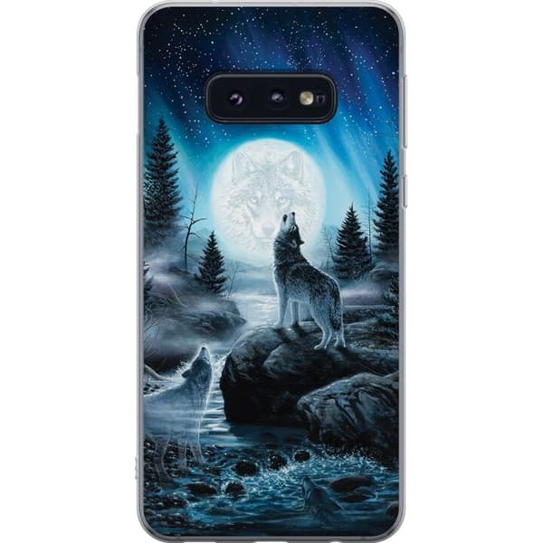 Samsung Galaxy S10e Läpinäkyvä kuori Valvo yöllä
