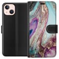 Pikkukuva 1 / 3: Apple iPhone 13 Lompakkokotelo Lila marmori