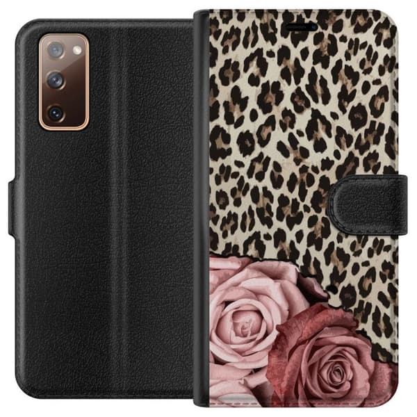 Samsung Galaxy S20 FE Tegnebogsetui Leopard Rosen