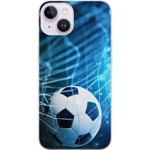 Apple iPhone 14 Gennemsigtig cover Fodbold