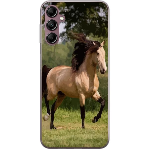 Samsung Galaxy A14 5G Läpinäkyvä kuori Hevonen