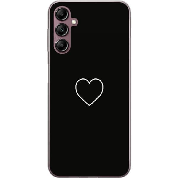 Samsung Galaxy A14 5G Genomskinligt Skal Hjärta